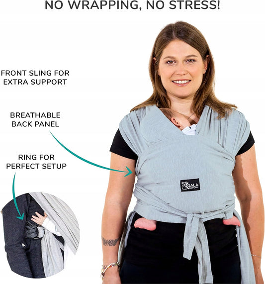 KOALA BABYCARE fascia portabebè 2 in 1
