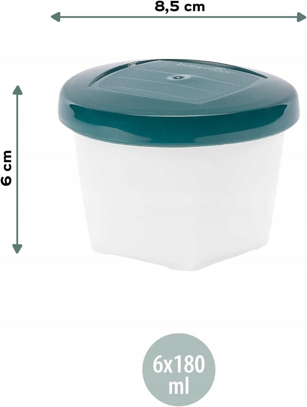 BABYMOOV Babybols tárolóedények 6 180 db ml ECO bio-anyag