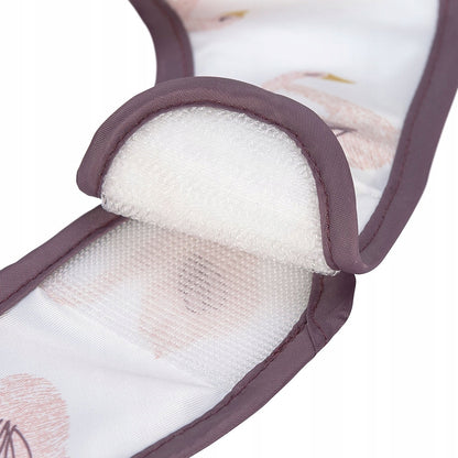 LASSIG plastic bib with hook-and-loop fastening and pocket, 6–24 months