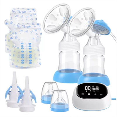 ECCOMUM pompă de sân electrică dublă BPA FREE