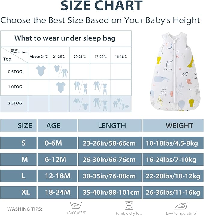 MOSEBEARS sacco nanna 2,5TOG 12-18 mesi