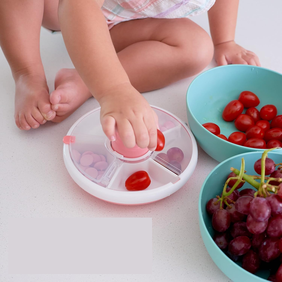 GOBE Snack Spinner recipiente giratorio para snacks 5 compartimentos 5,5 x 16 cm