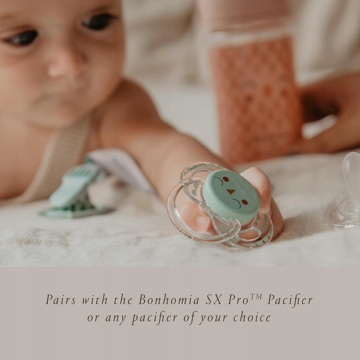 SUAVINEX Premium pacifier clip