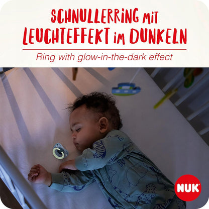 NUK SIGNATURE DAY&NIGHT upokojujúci cumlík x4 6-18 mes.