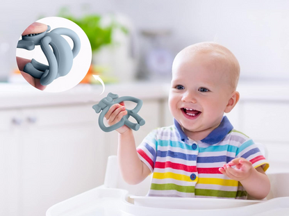 VICLOON szilikon rágókák masszírozó 3 hónap+ ELEFÁNT 2 db