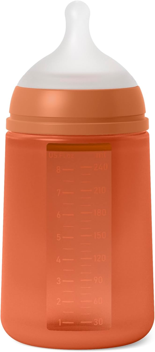 SUAVINEX Selection Silicone bottle 240 ml with SX PRO Anti-Colic symmetrical teat