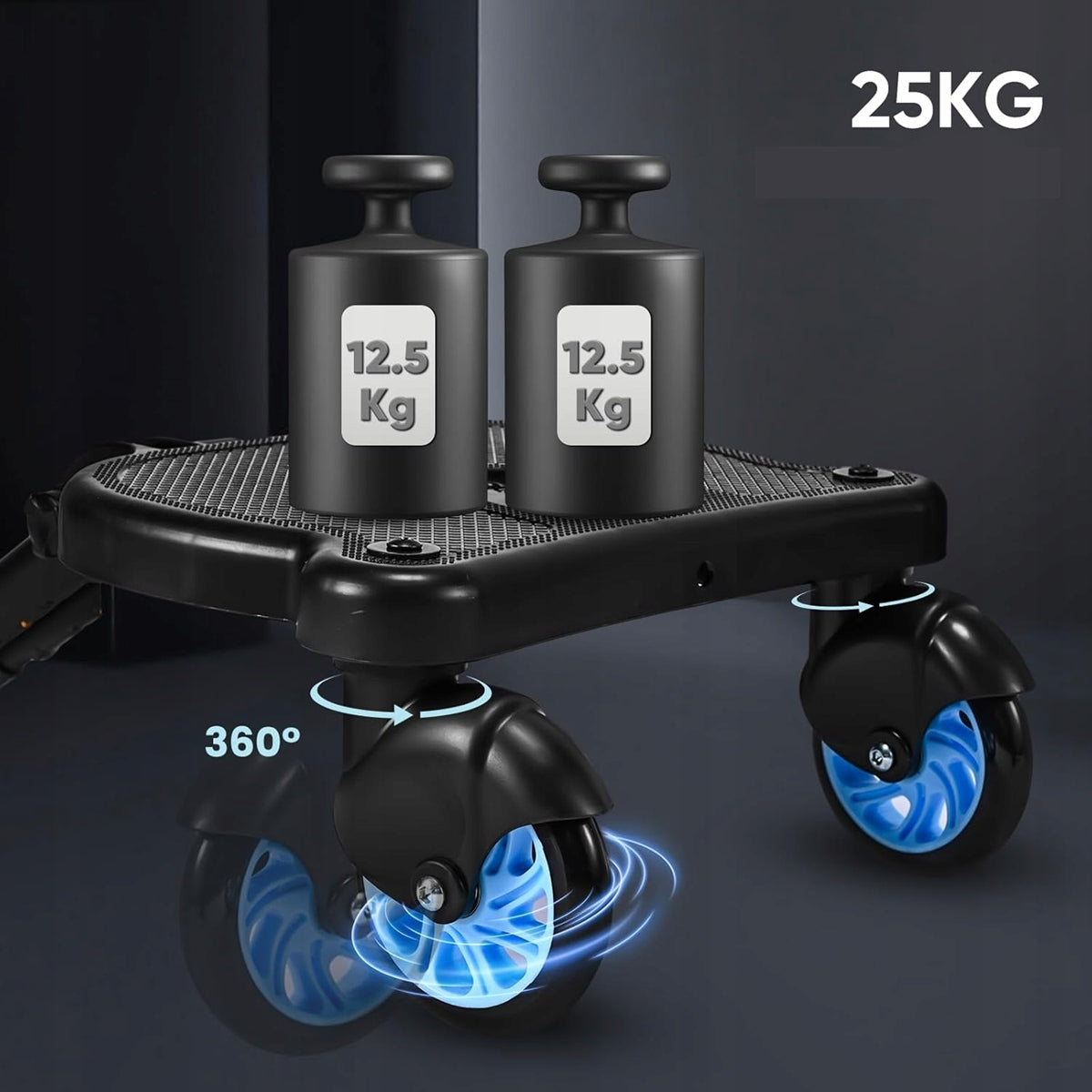 FNRIDS univerzális testvérfellépő babakocsihoz, teherbírás 25 kg