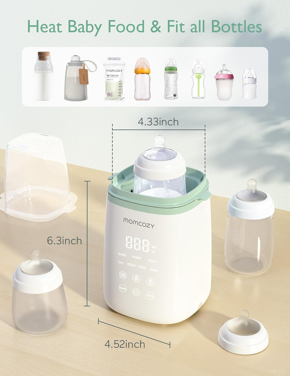 MOMCOZY scaldabiberon e scaldasucchi 4 in 1