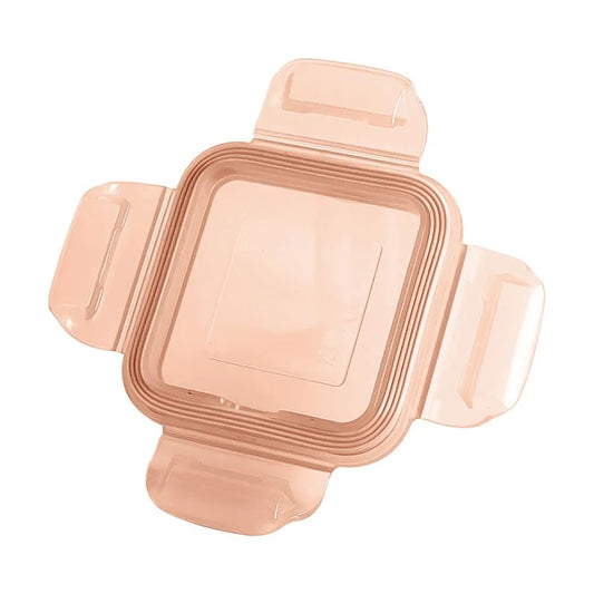 MINILAND NaturSquarefood containers x 4age 4 m+colour orangecapacity 160 mlwidth 10 cm, length 10 cm, height 5