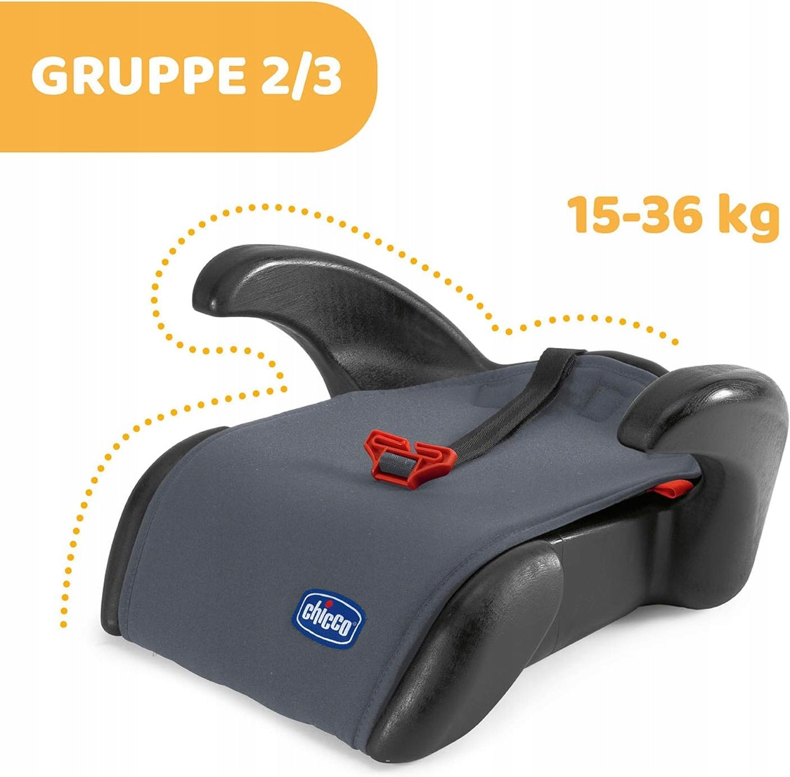 CHICCO Quasar Plus ülésmagasító autósülés II III csoport / 15–36 kg