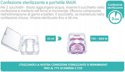 MAM ORIGINAL nyugtató cumi, 2 db, 2–6 hónapos korig, kaucsuk