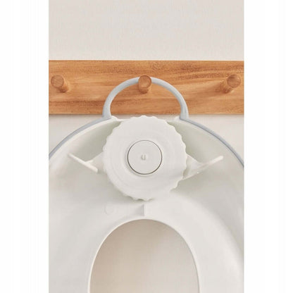 BABYBJORN nakładka na sedes z regulacją i otworem 12 x 18,5 cm, biało-szara