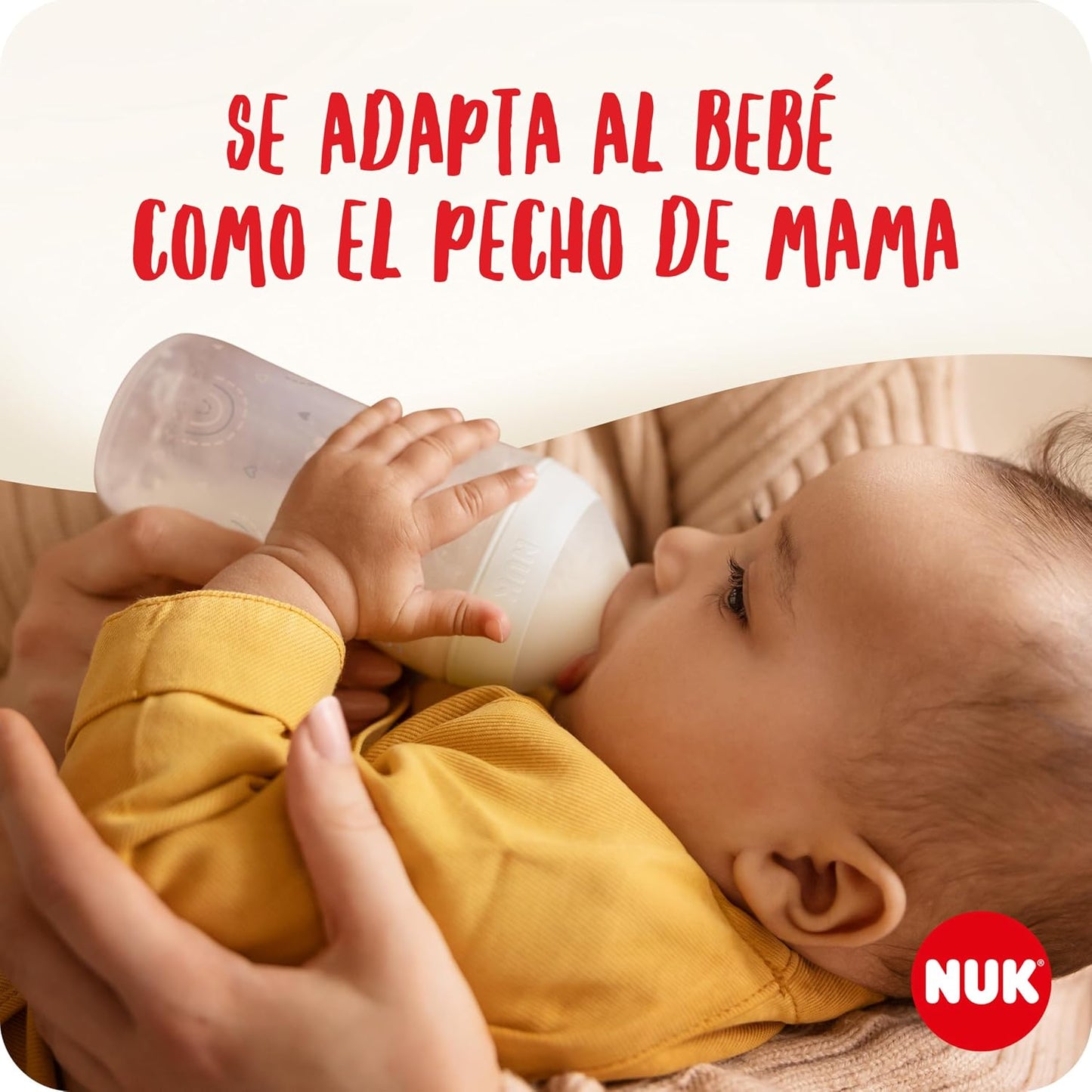 NUK Perfect Match butelka dla niemowląt 3m+ 260ml x2
