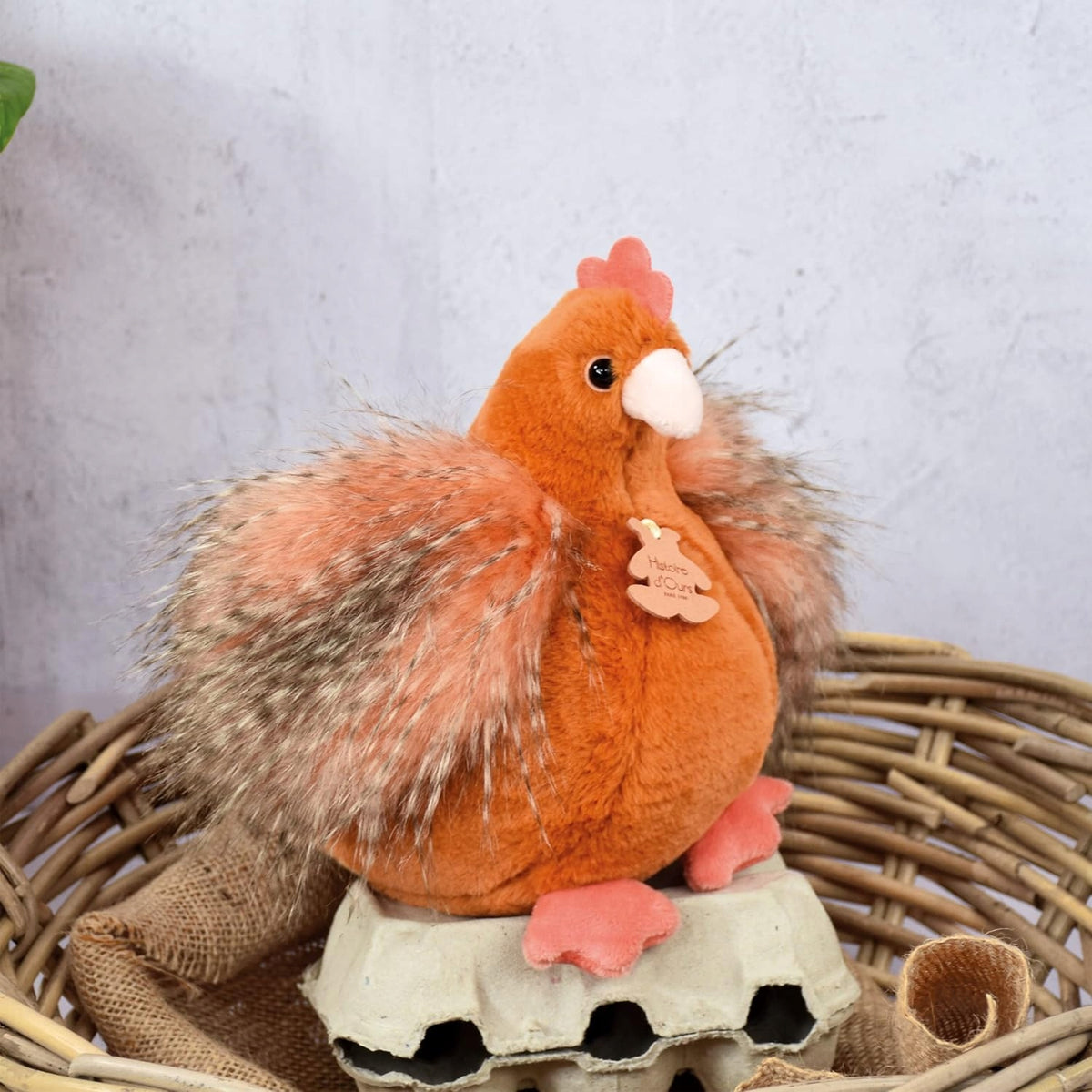HISTOIRE d'OURS plyšová hračka SLEPICE 20 cm