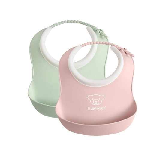 BABYBJORN babero de silicona con bolsillo x2 SMALL