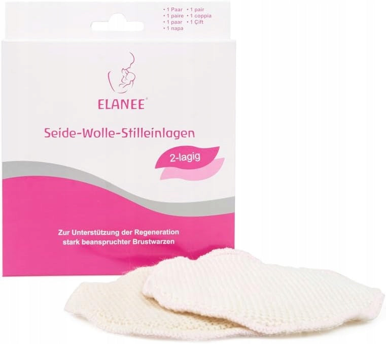 ELANEE Seidenwolle Stilleinlagen