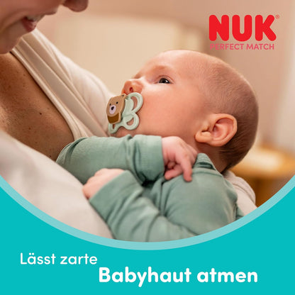 NUK Kubuś Puchatek Air smoczek uspokajający silikonowy 0-6m x2