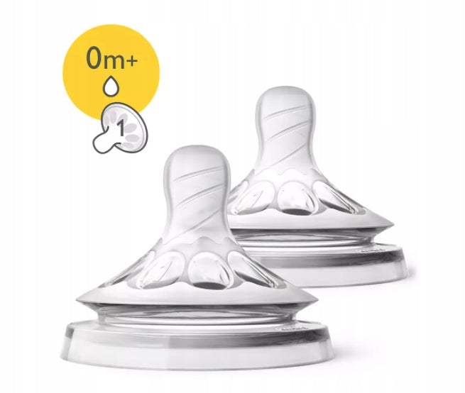 PHILIPS AVENT Tetinas Natural para biberones 0m+ x2