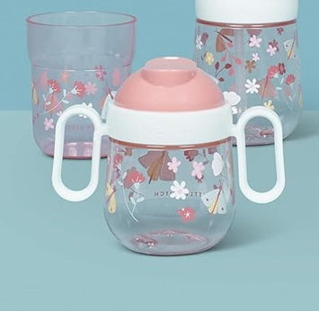 MEPAL Sippy Cup Schnabeltasse beidseitiger Ausgießer 200 ml 6 m+