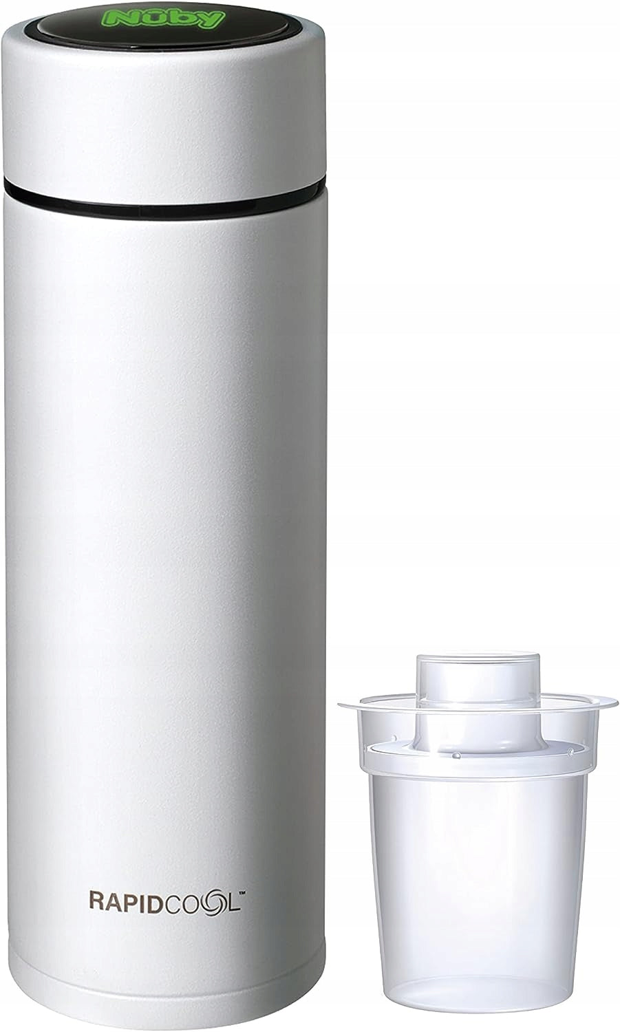 NUBY RapidCool termos răcitor pentru prepararea laptelui, 240 ml, LED
