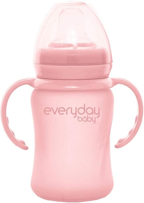 EVERYDAY BABY csepegésmentes üveg itatópohár 150 ml 6 hónapos kortól