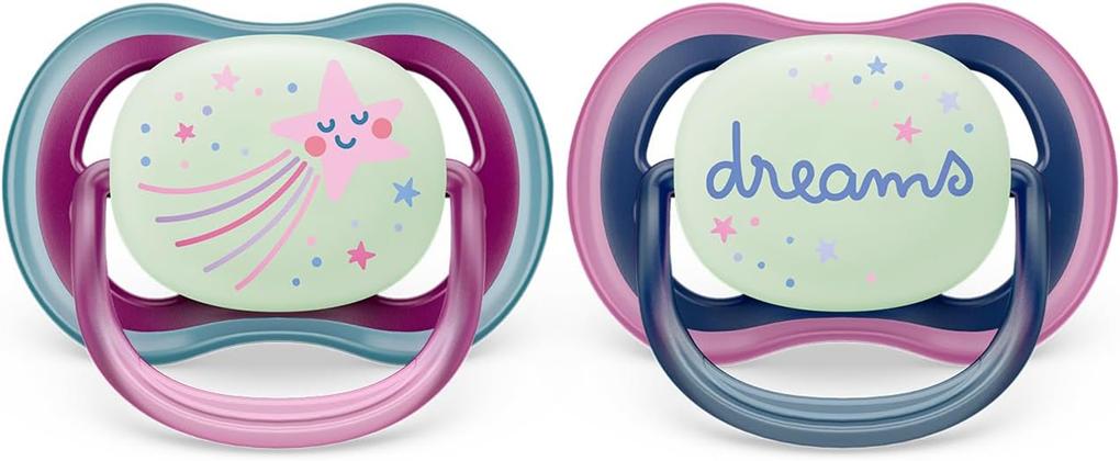 PHILIPS AVENT Ultra Air Night cumik, 2 db 6–18 hónap SÖTÉTBEN VILÁGÍT