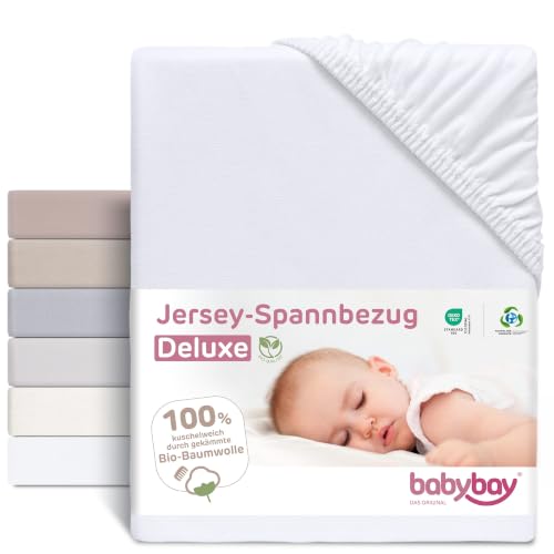 BABYBAY Deluxe Organic lepedő 89x50 cm fehér