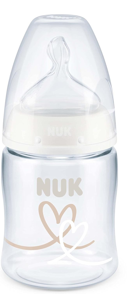NUK First Choice+ ΜΠΟΥΚΑΛΙ 150 ml 0-6 μ θηλή M ένδειξη θερμοκρασίας