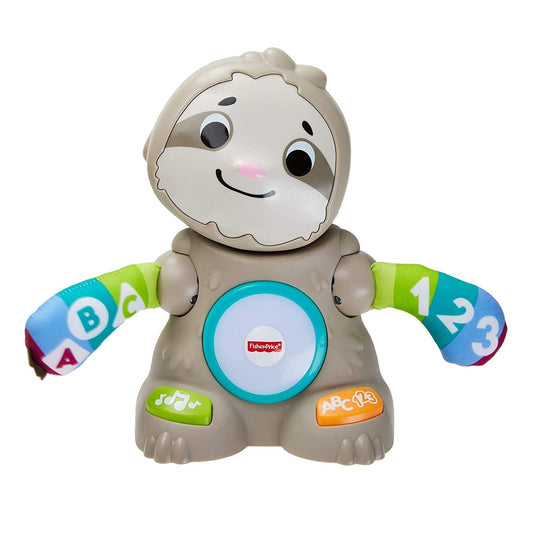 Fisher-Price Perezoso Interactivo Juguete para Bebés con Sonajero y Música