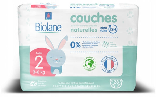 BIOLANE pannolini taglia 2 3-6kg x28pz