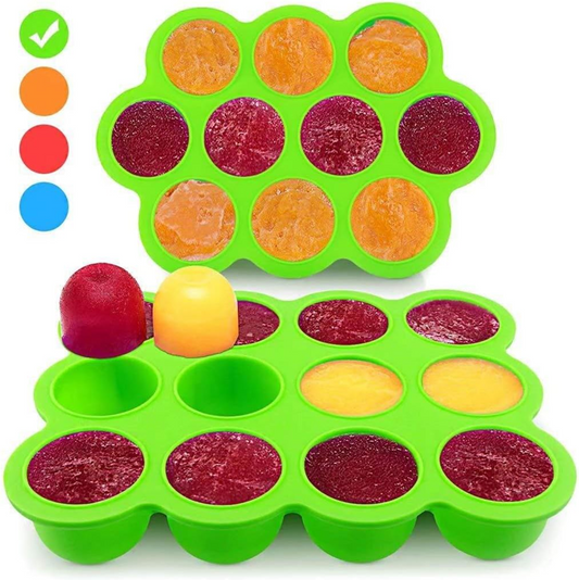 Fresh Foodsfood freezer moldage 4 m+colour greencapacity 12 x 75 mlmaterial siliconeBPA-freenew condition