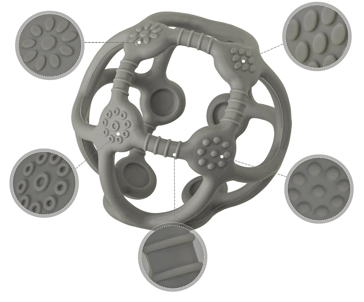 MCGMITT Teether Ball silikonové kousátko 10 cm