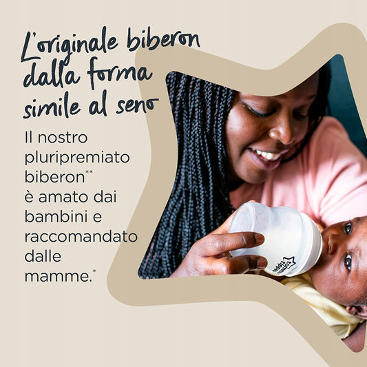 TOMMEE TIPPEE kezdő szett cumisüvegek, cumik 8 db