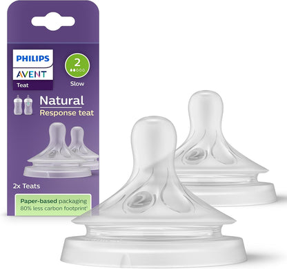 Philips Avent Natural Response cumisüveg cumifej (2) 0 hó+ x2
