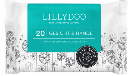 LILLYDOO illatmentes nedves törlőkendő 12 60 db cm 20 darab
