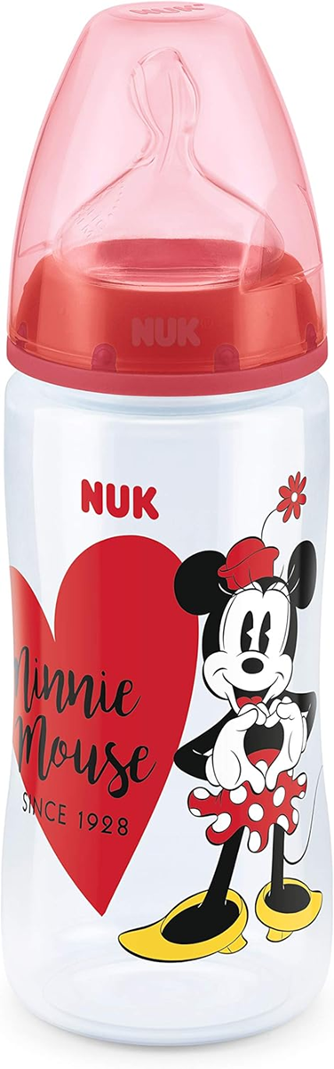 NUK First Choice+ Minnie butelka 300 ml 6-18 m smoczek M