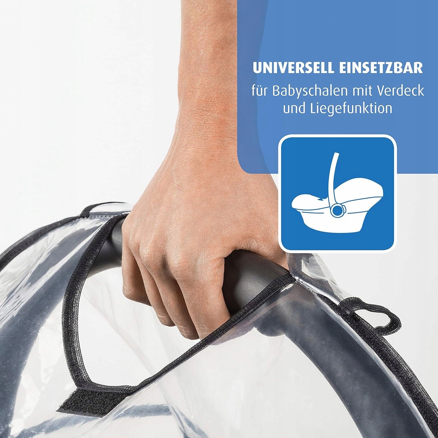 REER folie de ploaie universală pentru scaun auto pentru copii