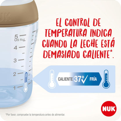 NUK Perfect Match butelka dla niemowląt 3m+ 260ml x2