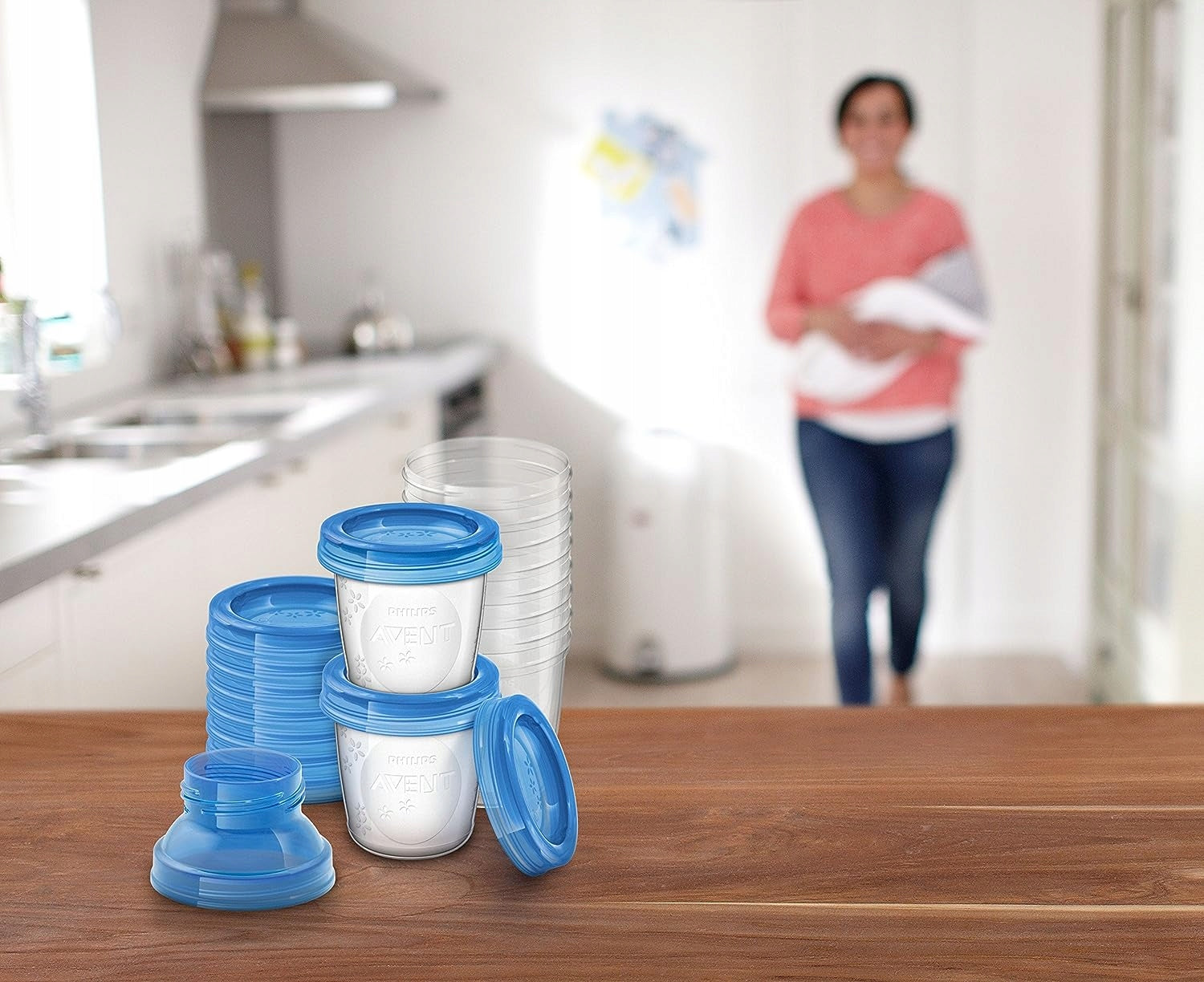 PHILIPS AVENT pojemniki na żywność x10 +adaptery