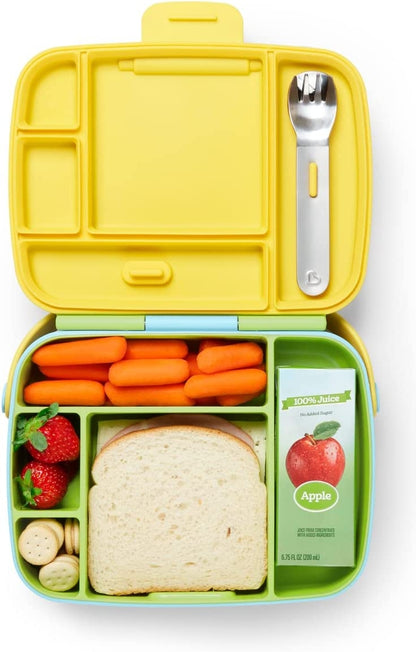 MUNCHKIN Bento Box portapranzo + posate, 5 scomparti