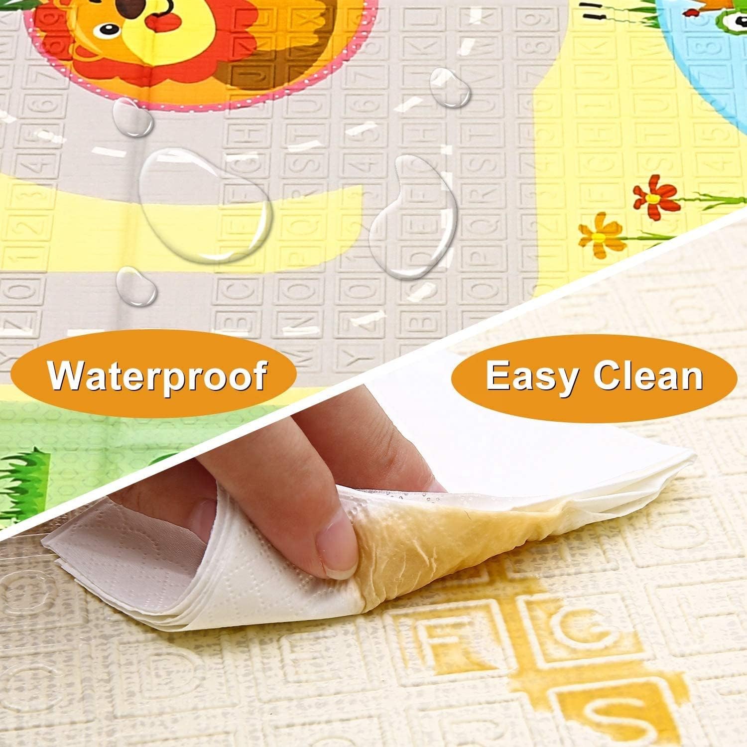 GUTSBOX double-sided foam play mat 180 x 120 x 0.5