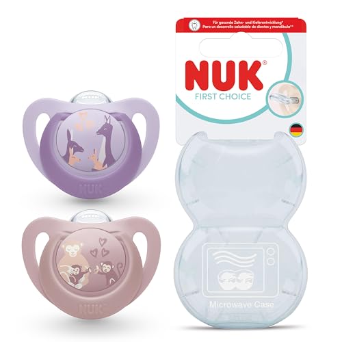 NUK First Choice szilikon nyugtatócumi, 2 db, 18–36 hónapos korig