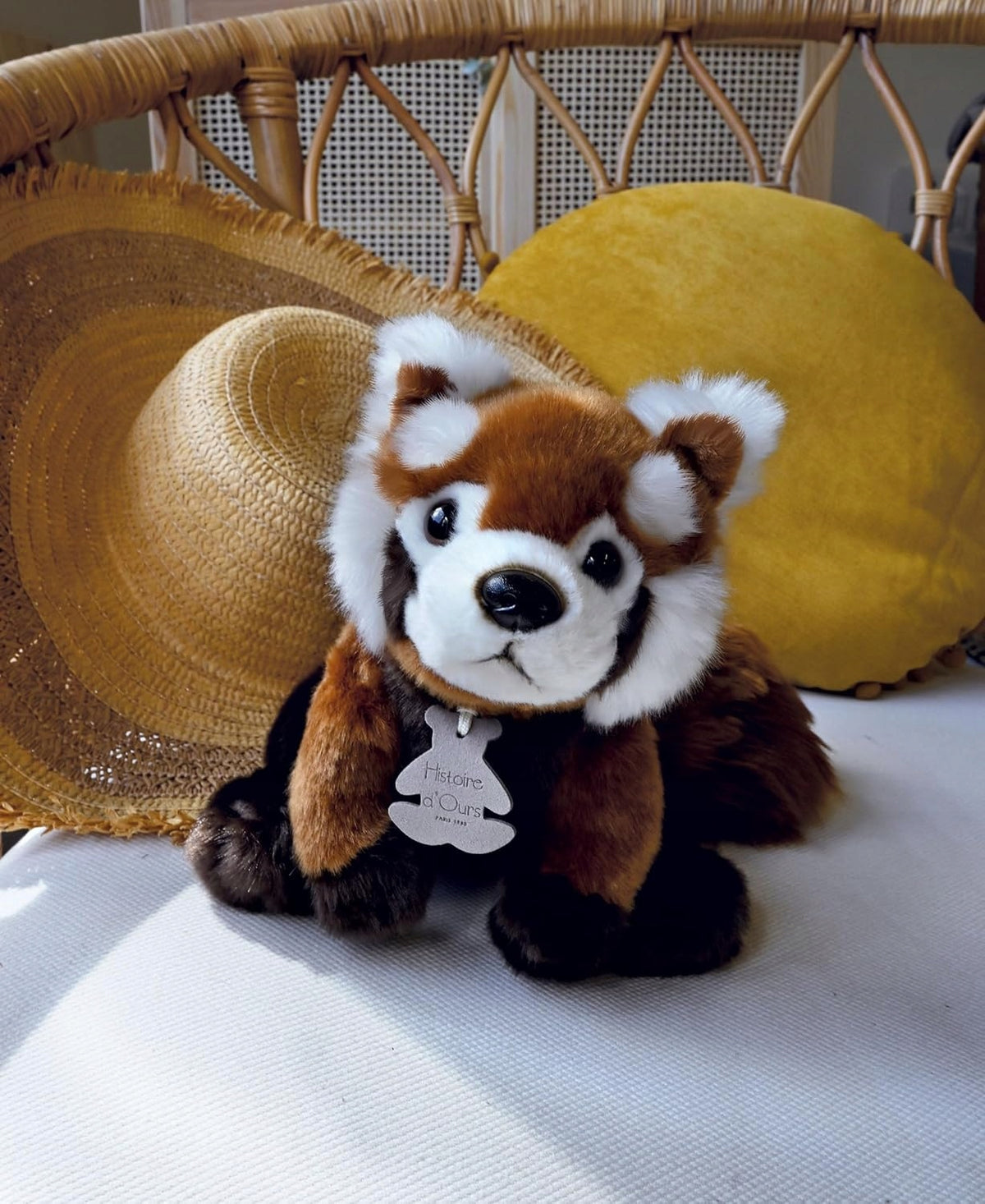 HISTOIRE d'OURS pluszowa przytulanka PANDKA RUDA 20 cm "N