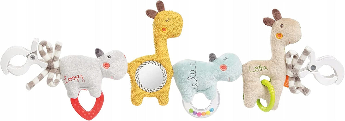 FEHN lánc, babakocsihoz, kiságyhoz, autósüléshez, LOOPY & LOTTA, 55 cm