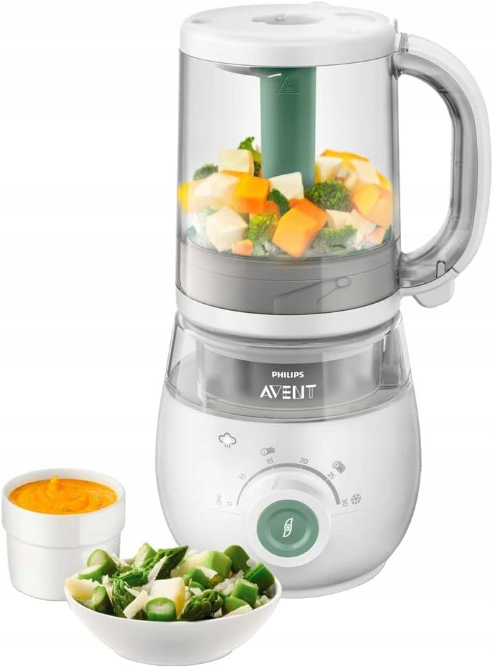 PHILIPS AVENT SCF885/01 parowar, mikser, podgrzewacz, rozmrażacz