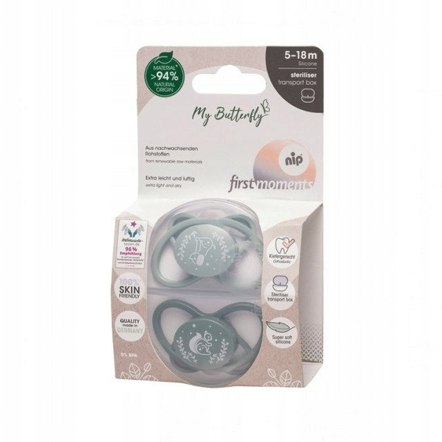NIP My Butterfly dudlík uklidňující x2 5-18 měsíců