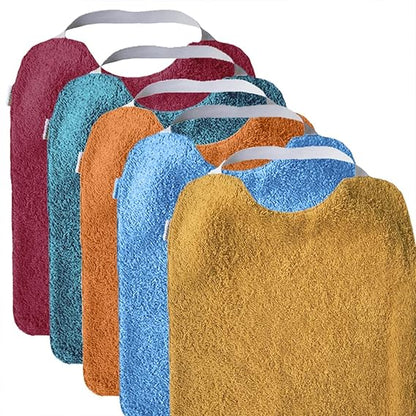 MIMUSELINA terry bibs with elastic x5