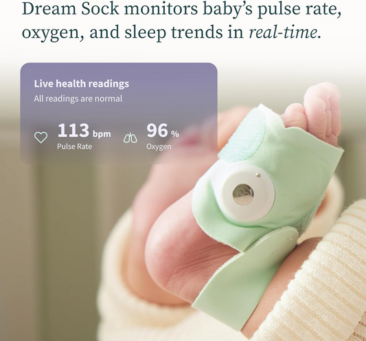 OWLET DREAM SOCK oxymètre de pouls 2en1 pour bébés 0-18 mois