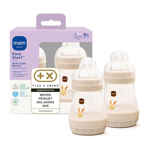 MAM Easy Start hasfájás elleni cumisüveg x2 160ml 0+