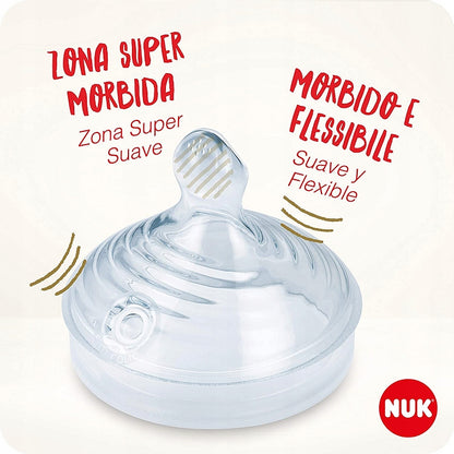 Set de biberoane și accesorii NUK Perfect Start Nature Sense 0-18